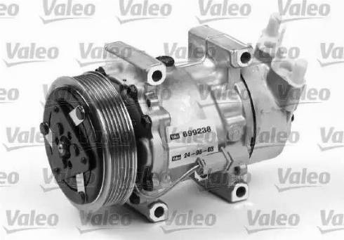 Valeo 699238 - Компрессор кондиционера autospares.lv