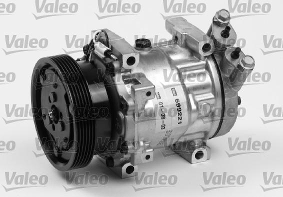 Valeo 699221 - Компрессор кондиционера autospares.lv