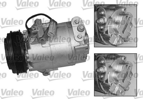 Valeo 699749 - Компрессор кондиционера autospares.lv