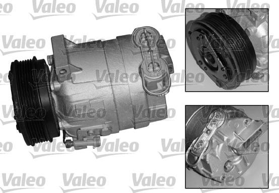 Valeo 699743 - Компрессор кондиционера autospares.lv