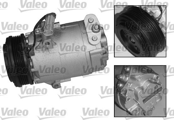 Valeo 699752 - Компрессор кондиционера autospares.lv