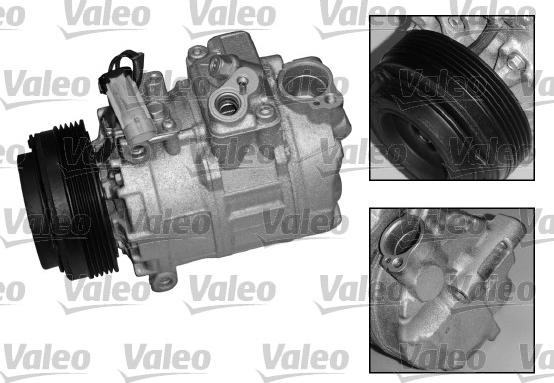 Valeo 699769 - Компрессор кондиционера autospares.lv