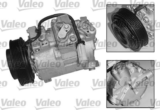 Valeo 699768 - Компрессор кондиционера autospares.lv