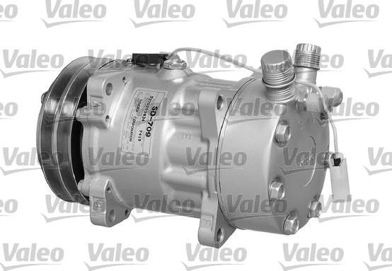 Valeo 699714 - Компрессор кондиционера autospares.lv