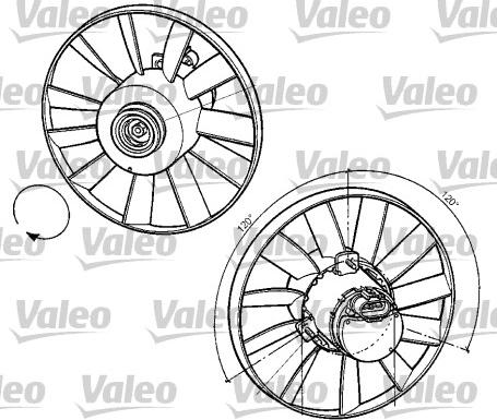 Valeo 696059 - Вентилятор, охлаждение двигателя autospares.lv