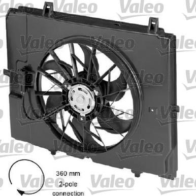 Valeo 696052 - Вентилятор, охлаждение двигателя autospares.lv