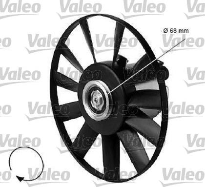Valeo 696067 - Вентилятор, охлаждение двигателя autospares.lv
