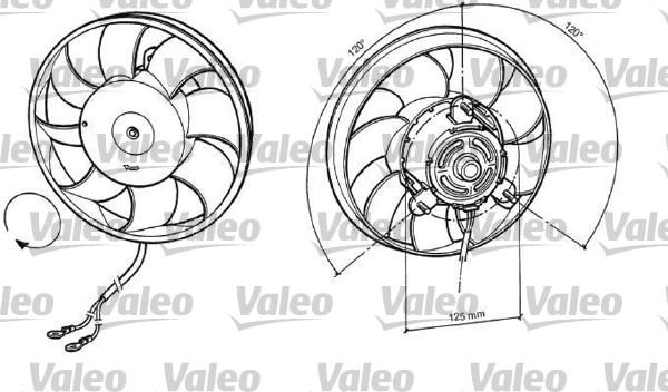 Valeo 696037 - Вентилятор, охлаждение двигателя autospares.lv