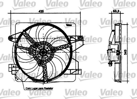 Valeo 698494 - Вентилятор, охлаждение двигателя autospares.lv