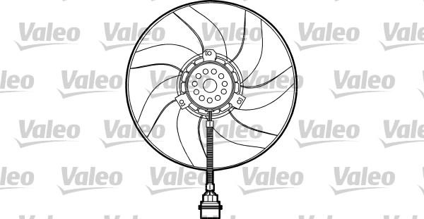 Valeo 698465 - Вентилятор, охлаждение двигателя autospares.lv