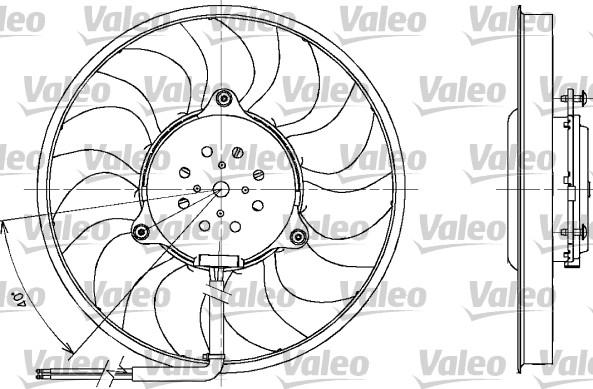 Valeo 698611 - Вентилятор, охлаждение двигателя autospares.lv