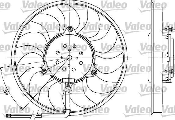 Valeo 698612 - Вентилятор, охлаждение двигателя autospares.lv