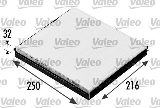 Valeo 698685 - Фильтр воздуха в салоне autospares.lv