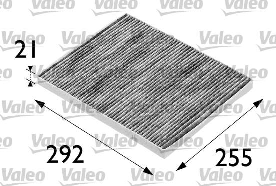 Valeo 698688 - Фильтр воздуха в салоне autospares.lv