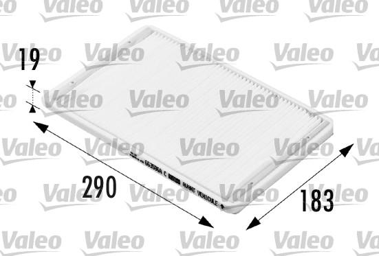 Valeo 698149 - Фильтр воздуха в салоне autospares.lv