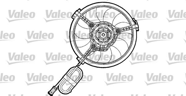Valeo 698155 - Вентилятор, охлаждение двигателя autospares.lv