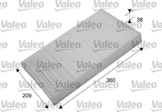 Valeo 698871 - Фильтр воздуха в салоне autospares.lv