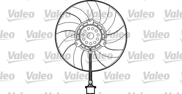 Valeo 698373 - Вентилятор, охлаждение двигателя autospares.lv