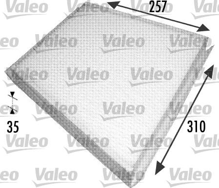Valeo 698702 - Фильтр воздуха в салоне autospares.lv