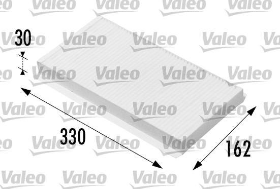 Valeo 698711 - Фильтр воздуха в салоне autospares.lv
