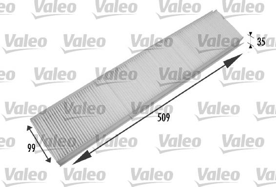 Valeo 698779 - Фильтр воздуха в салоне autospares.lv