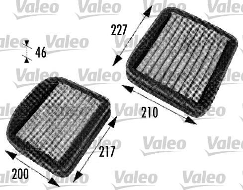 Valeo 698772 - Фильтр воздуха в салоне autospares.lv