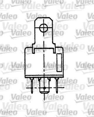 Valeo 643508 - Реле, рабочий ток autospares.lv