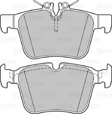 Valeo 601489 - Тормозные колодки, дисковые, комплект autospares.lv