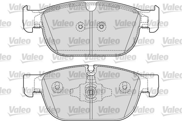 Valeo 601695 - Тормозные колодки, дисковые, комплект autospares.lv