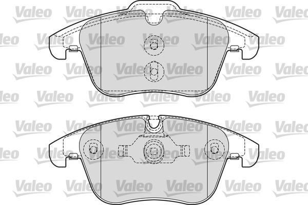 Valeo 601653 - Тормозные колодки, дисковые, комплект autospares.lv