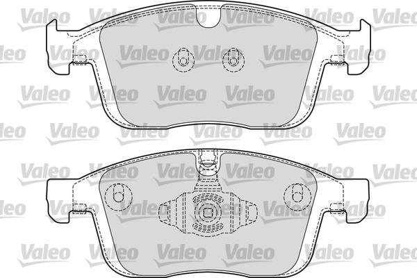 Valeo 601689 - Тормозные колодки, дисковые, комплект autospares.lv