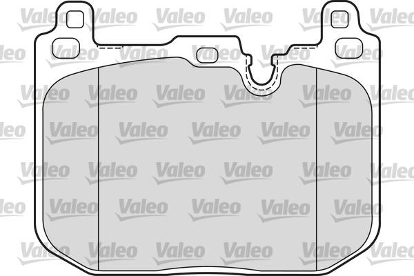 Valeo 601679 - Тормозные колодки, дисковые, комплект autospares.lv