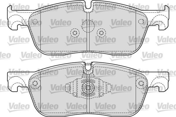 Valeo 601676 - Тормозные колодки, дисковые, комплект autospares.lv