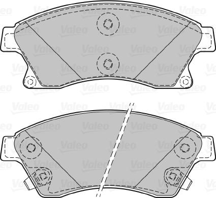 Valeo 601071 - Тормозные колодки, дисковые, комплект autospares.lv