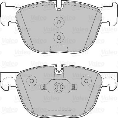 Valeo 601130 - Тормозные колодки, дисковые, комплект autospares.lv