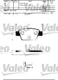 Valeo 601307 - Тормозные колодки, дисковые, комплект autospares.lv