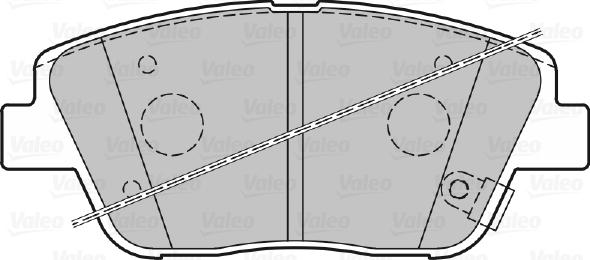 Valeo 601374 - Тормозные колодки, дисковые, комплект autospares.lv