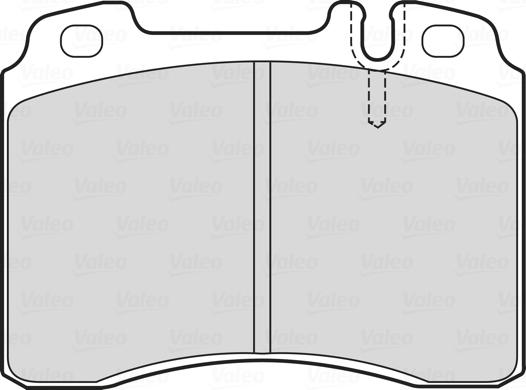 Valeo 601748 - Тормозные колодки, дисковые, комплект autospares.lv