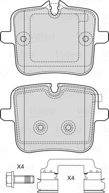 Roulunds Rubber 2381 - Тормозные колодки, дисковые, комплект autospares.lv