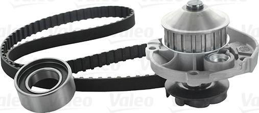 Valeo 614567 - Водяной насос + комплект зубчатого ремня ГРМ autospares.lv