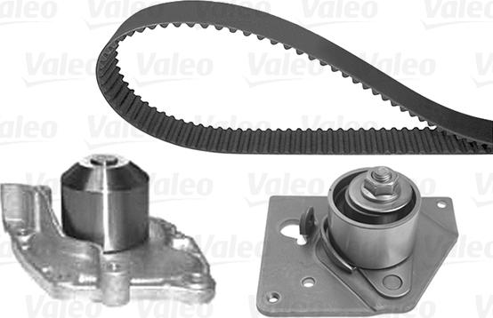 Valeo 614519 - Водяной насос + комплект зубчатого ремня ГРМ autospares.lv