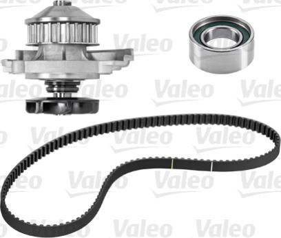 Valeo 614530 - Водяной насос + комплект зубчатого ремня ГРМ autospares.lv