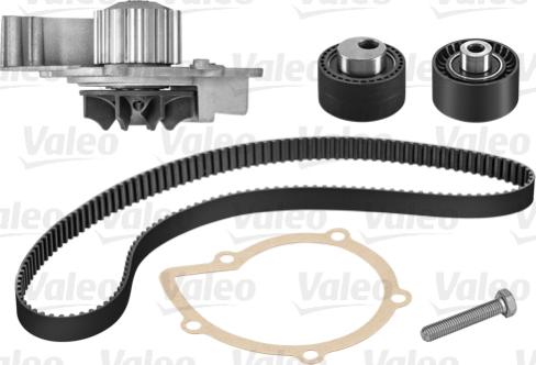 Valeo 614531 - Водяной насос + комплект зубчатого ремня ГРМ autospares.lv