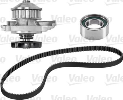Valeo 614526 - Водяной насос + комплект зубчатого ремня ГРМ autospares.lv