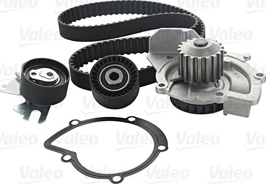 Valeo 614572 - Водяной насос + комплект зубчатого ремня ГРМ autospares.lv