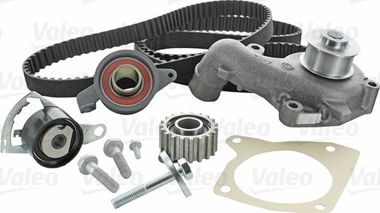 Valeo 614690 - Водяной насос + комплект зубчатого ремня ГРМ autospares.lv