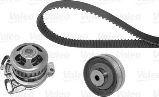 Valeo 614692 - Водяной насос + комплект зубчатого ремня ГРМ autospares.lv