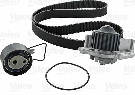 Valeo 614655 - Водяной насос + комплект зубчатого ремня ГРМ autospares.lv