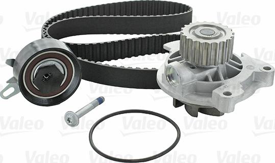 Valeo 614618 - Водяной насос + комплект зубчатого ремня ГРМ autospares.lv