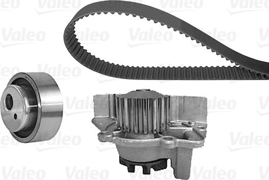 Valeo 614612 - Водяной насос + комплект зубчатого ремня ГРМ autospares.lv